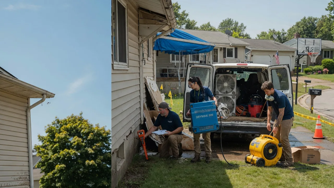 Ceiling Leak Cleanup in Marshall, WI near me